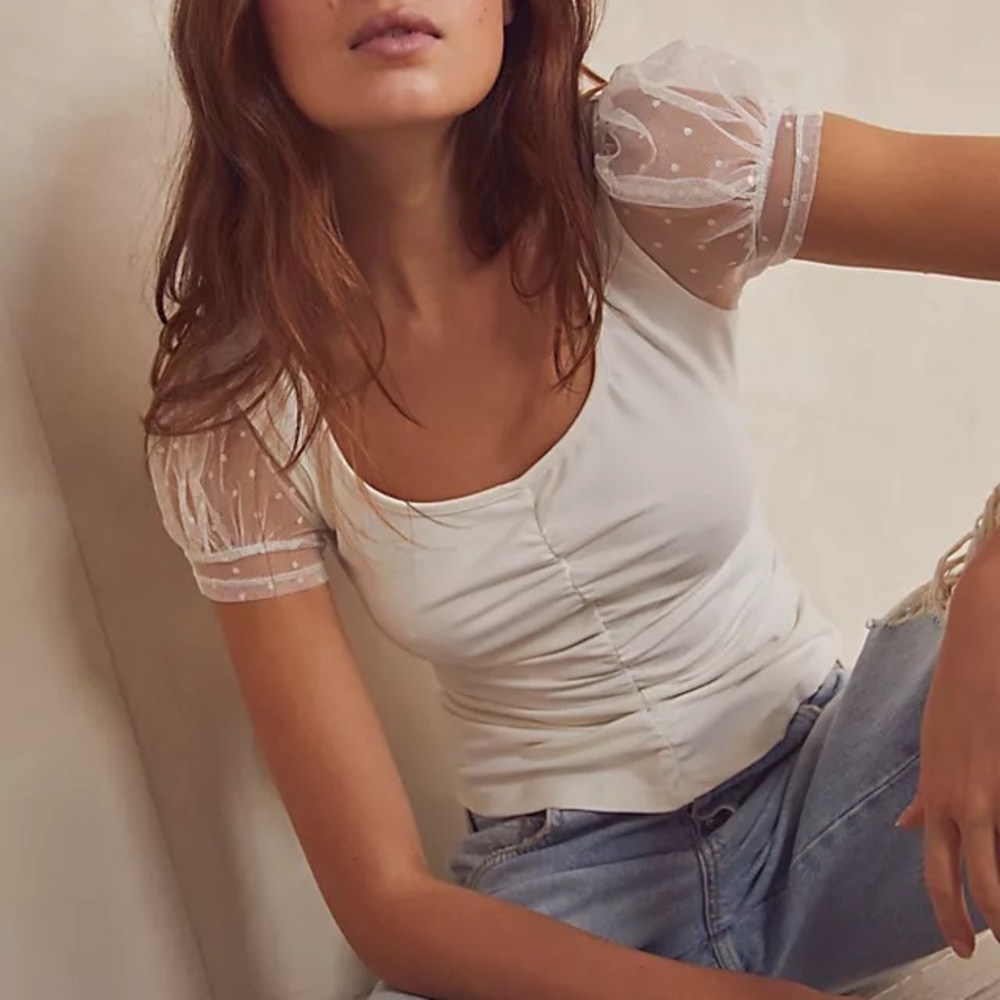 NWOT Free People Blush Up Cami